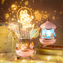 Charger l&#39;image dans la galerie, Lampe Carrousel Galaxie – Veilleuse Magique 360° pour Enfants &amp; Décoration de Chambre
